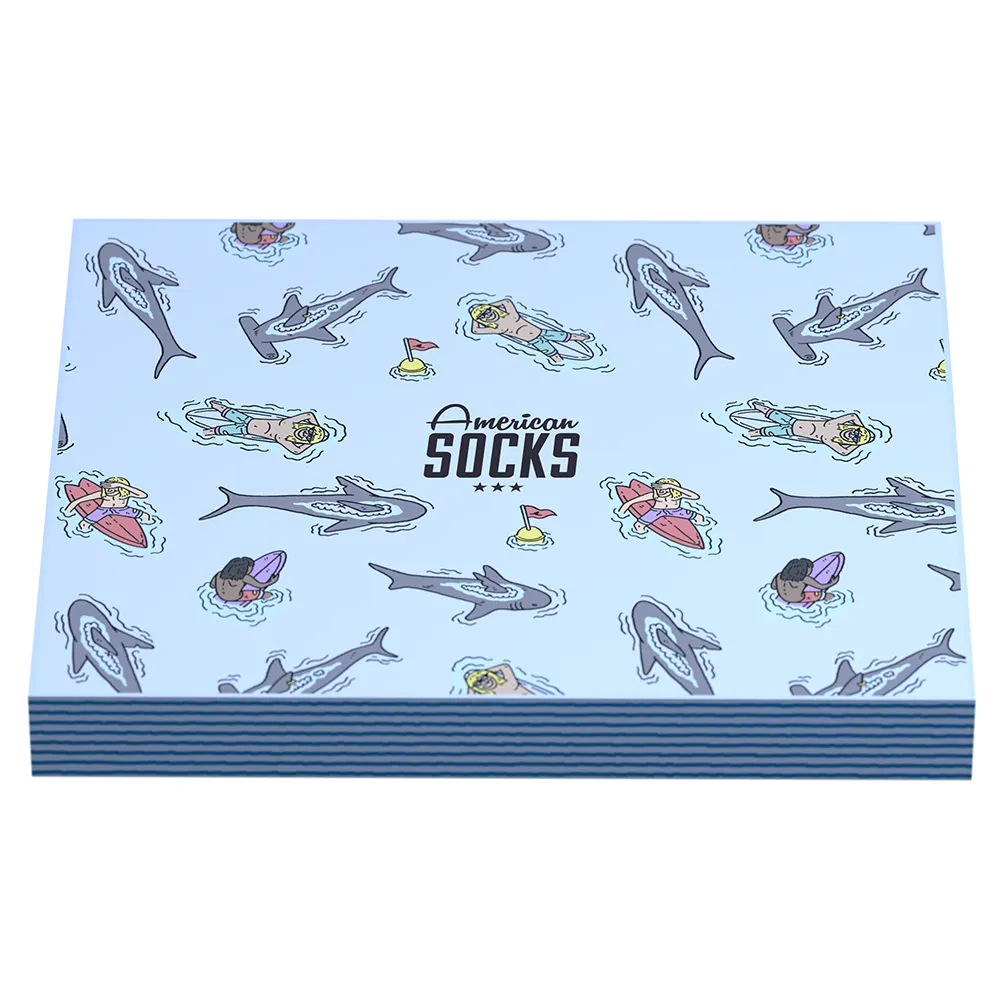 American Socks Stinky Surfer Gift Strumpor, Blue American Socks Stinky Surfer Gift Strumpor, Blue