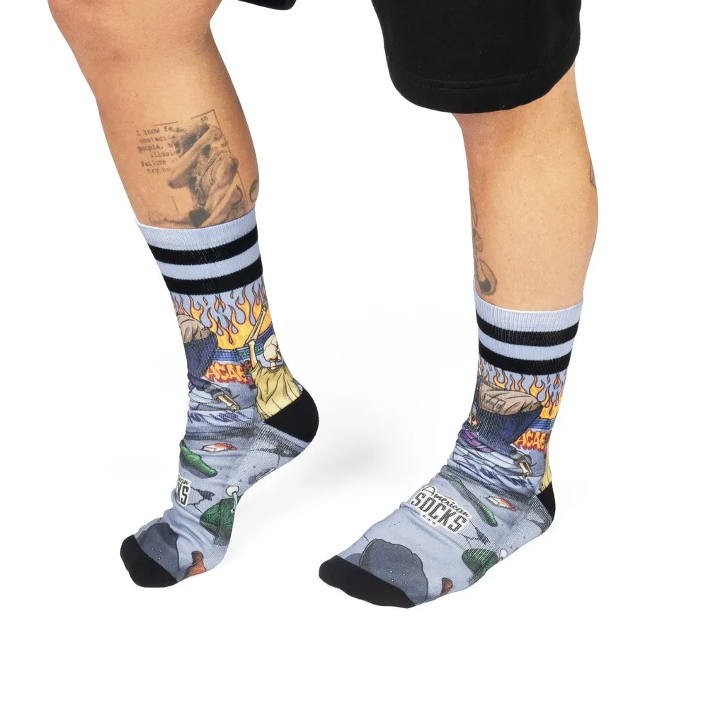 American Socks Thrashpals Långa Strumpor, Grey