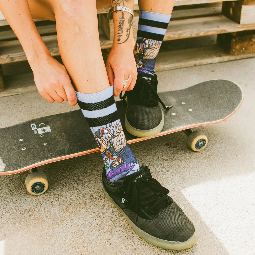 American Socks Thrashpals Långa Strumpor, Grey