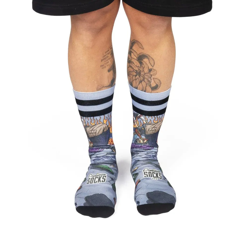 American Socks Thrashpals Långa Strumpor, Grey
