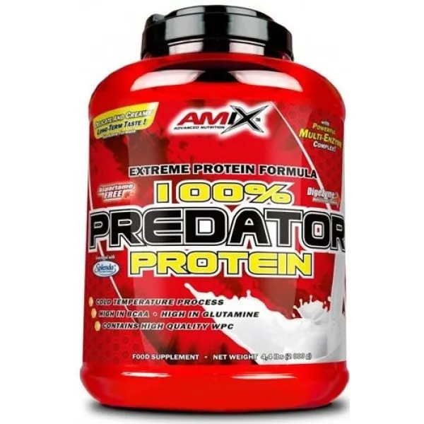 Amix 132.4 Predator Protein L-glutaminpulver Banan 2kg, Clear, One Size