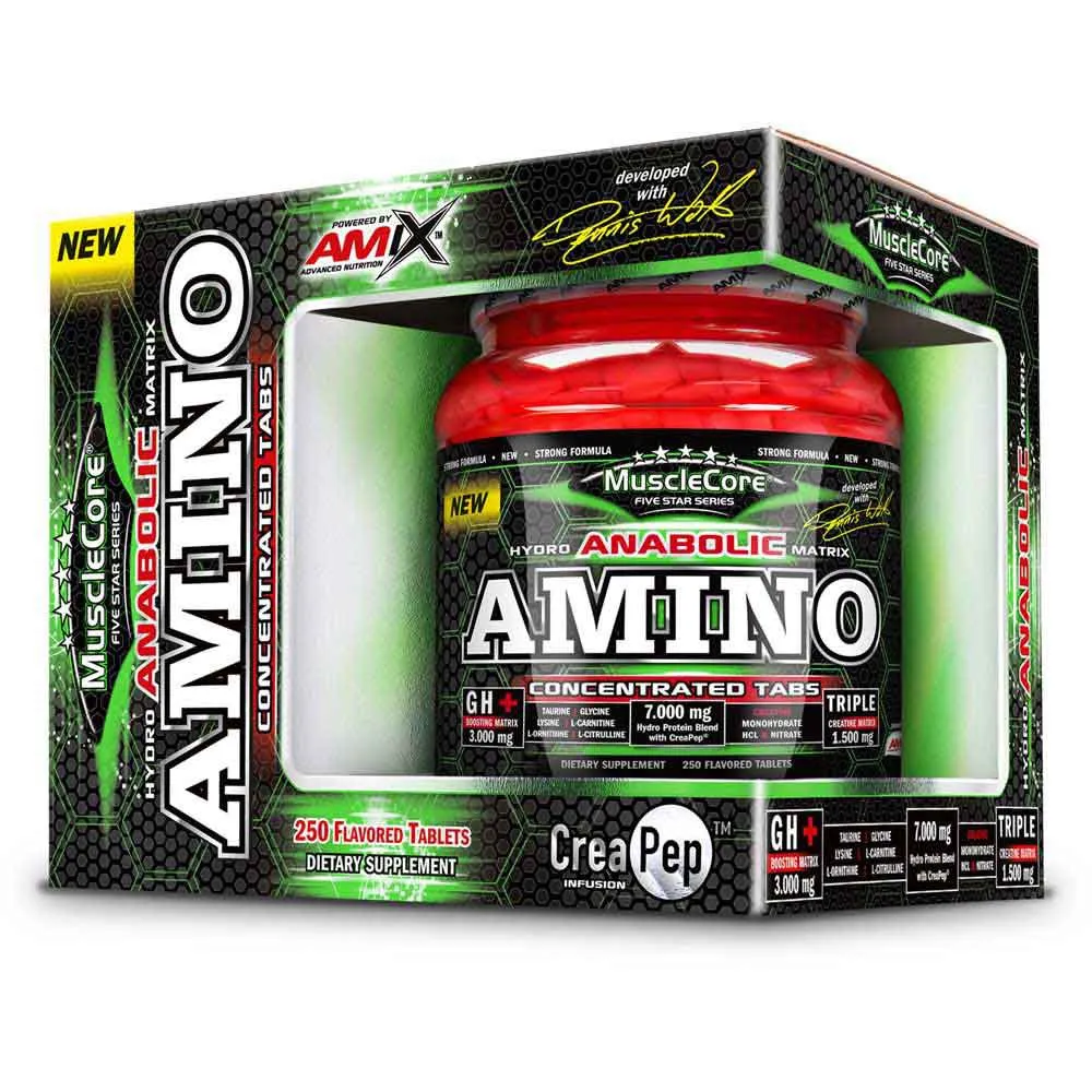 Amix Anabolic Amino With Creapep Amino-acids Tabletter 250 Enheter, One size