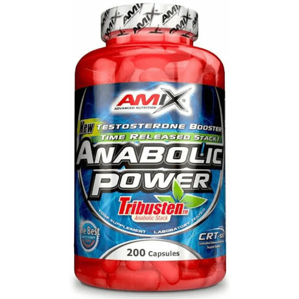 Amix Anabolic Power Tribusten Kapslar 200 Enheter, Transparente, One Size