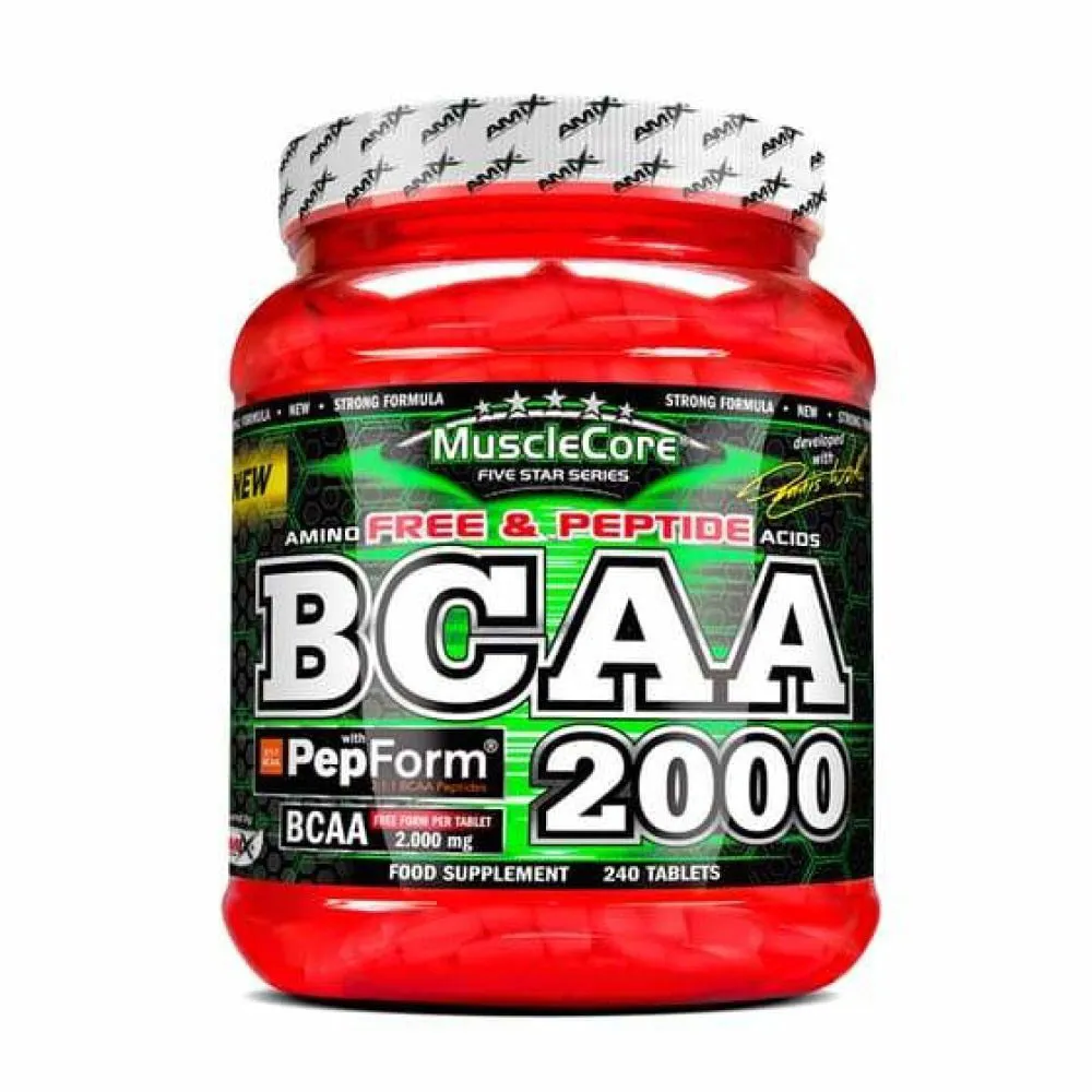 Amix Bcaa 2000 Kapslar 120 Enheter, Uncolor, One Size