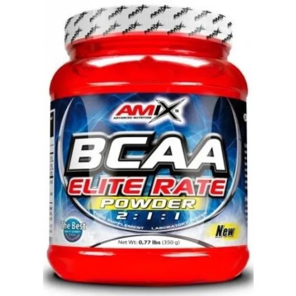 Amix Bcaa Elite Rate-pulver Citron 350g, White, One Size