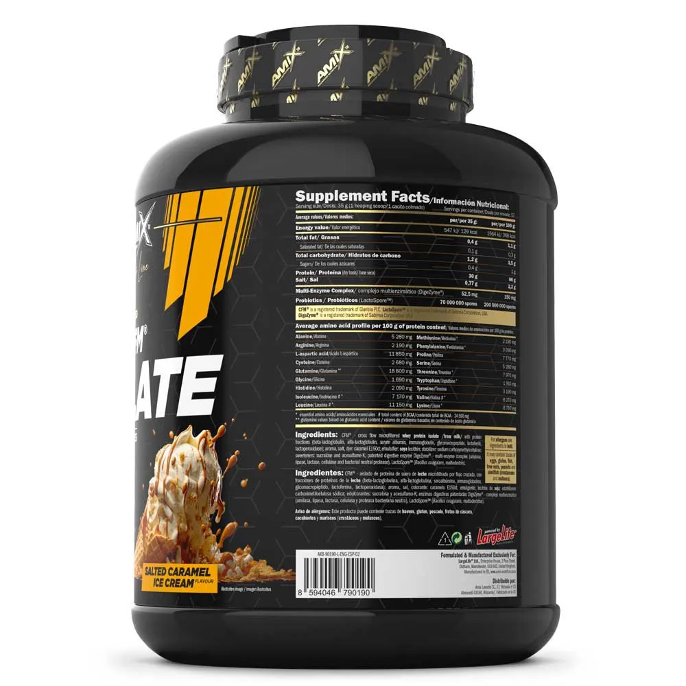 Amix Black Cfm Isolate Protein Salt Karamell 2kg, One size