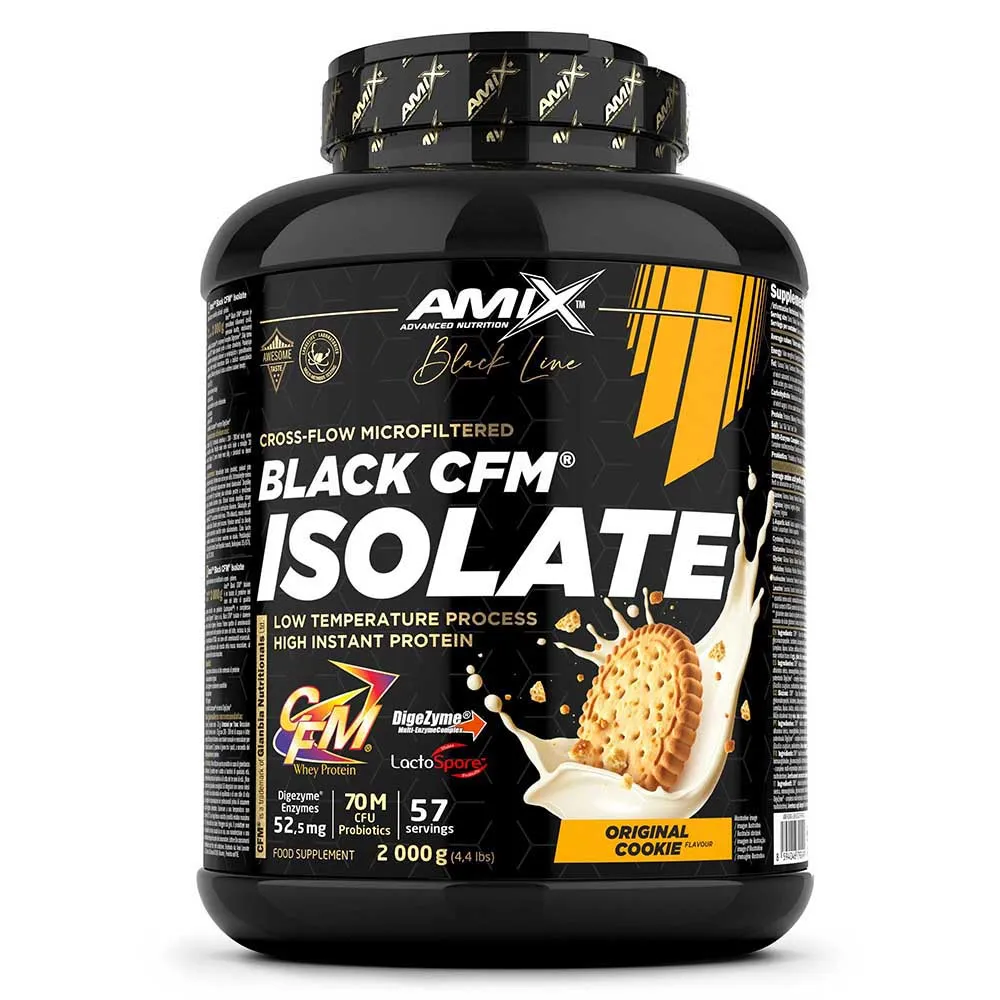Amix Black Cfm Isolate Whey 2kg Protein Kaka, One size