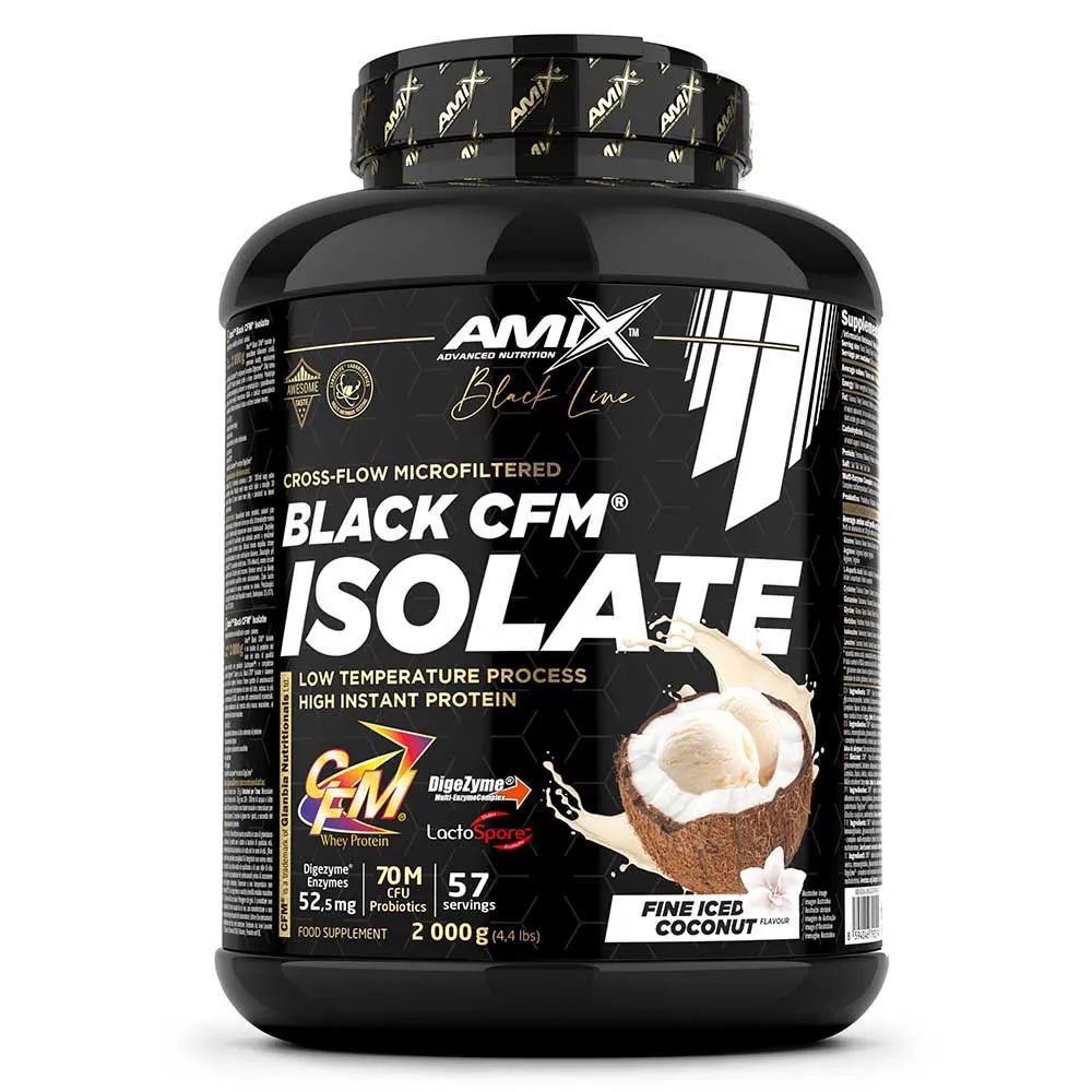 Amix Black Cfm Isolate Whey Kokosprotein 1kg, One size