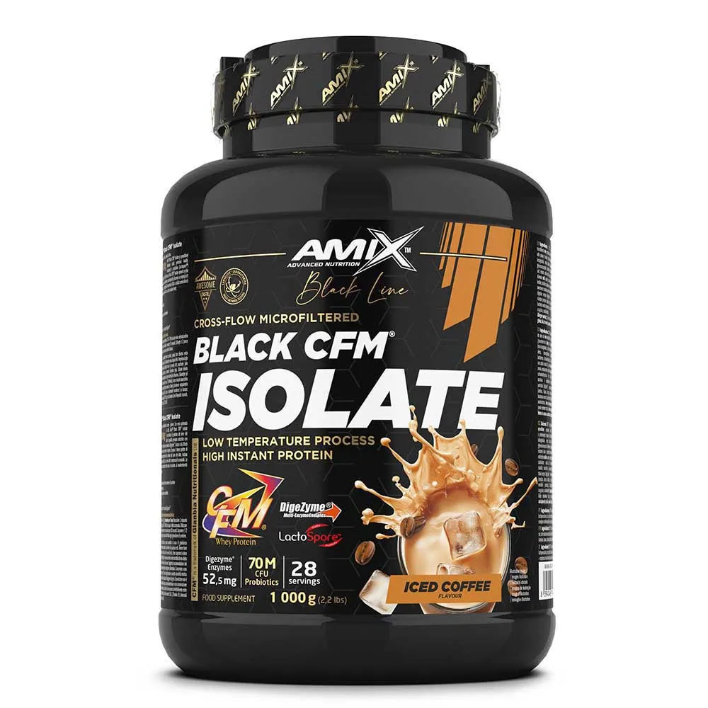 Amix Black Cfm Isolate Whey Protein Isk Kaffe 1kg, One size