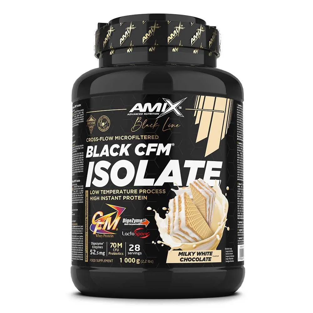 Amix Black Cfm Isolate Whey Protein Vit Choklad 1kg, One size Amix Black Cfm Isolate Whey Protein Vit Choklad 1kg, One size