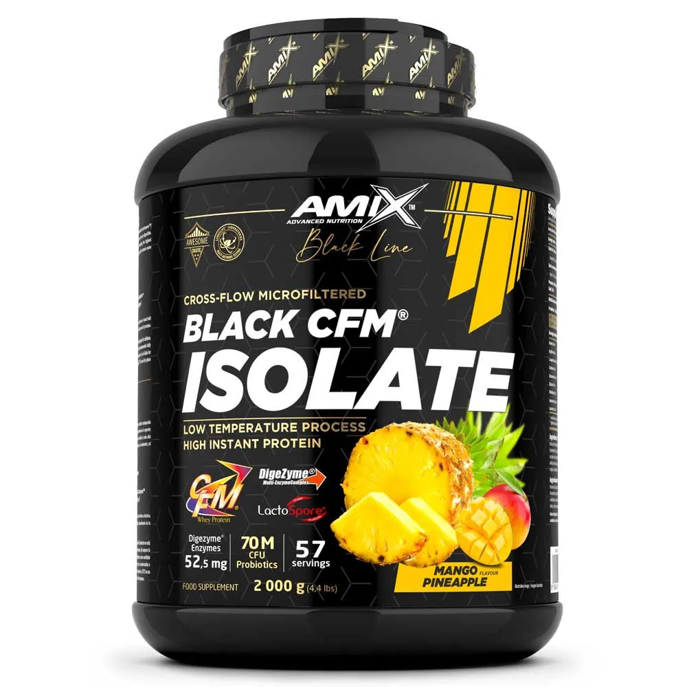Amix Black Cfm Vassleproteinisolat Mango Och Ananas 2kg, One size