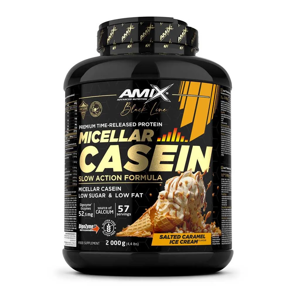 Amix Black Micellar 2kg Casein Protein Salt Karamell, One size Amix Black Micellar 2kg Casein Protein Salt Karamell, One size