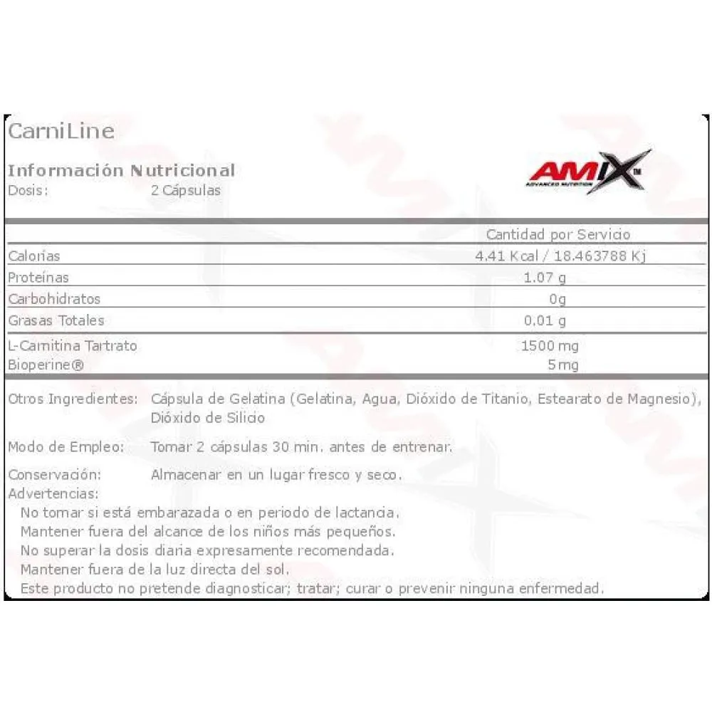 Amix Carniline Kapslar 90 Enheter, Uncolor, One Size