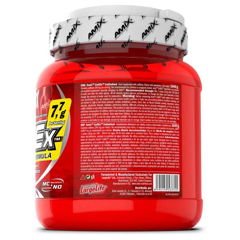 Amix Cellex Unlimited Kosttillskott 1.04kg, One size