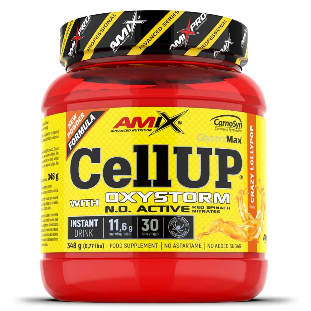 Amix Cellup Oxystorm Energidryckspulver Klubba 348g, One size