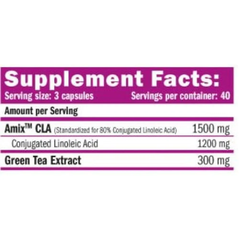 Amix Cla Fettreducerare 1200mg 120 Enheter, Uncolor, One Size