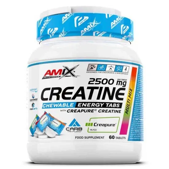 Amix Creapure Performance 2500mg Kreatinkapslar 60 Enheter, Multicolor, One Size