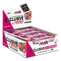 Amix Exclusive Proteinbarslåda Skogsbär 40g 24 Enheter Amix Exclusive Proteinbarslåda Skogsbär 40g 24 Enheter