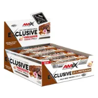 Amix Exklusiv Låda Med Proteinbars Vit Choklad Kokosnöt 40g 24 Enheter Amix Exklusiv Låda Med Proteinbars Vit Choklad Kokosnöt 40g 24 Enheter