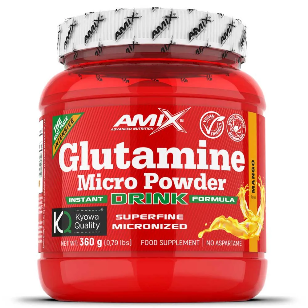 Amix Glutamin Mikropulver Aminosyror Mango 360g, One size