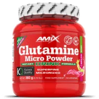 Amix Glutamin Mikropulver Aminosyror Melon Och Kiwi 360g Amix Glutamin Mikropulver Aminosyror Melon Och Kiwi 360g