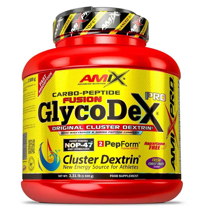 Amix Glycodex Pro Kolhydratpulverdricka Citron 1.5kg, One size