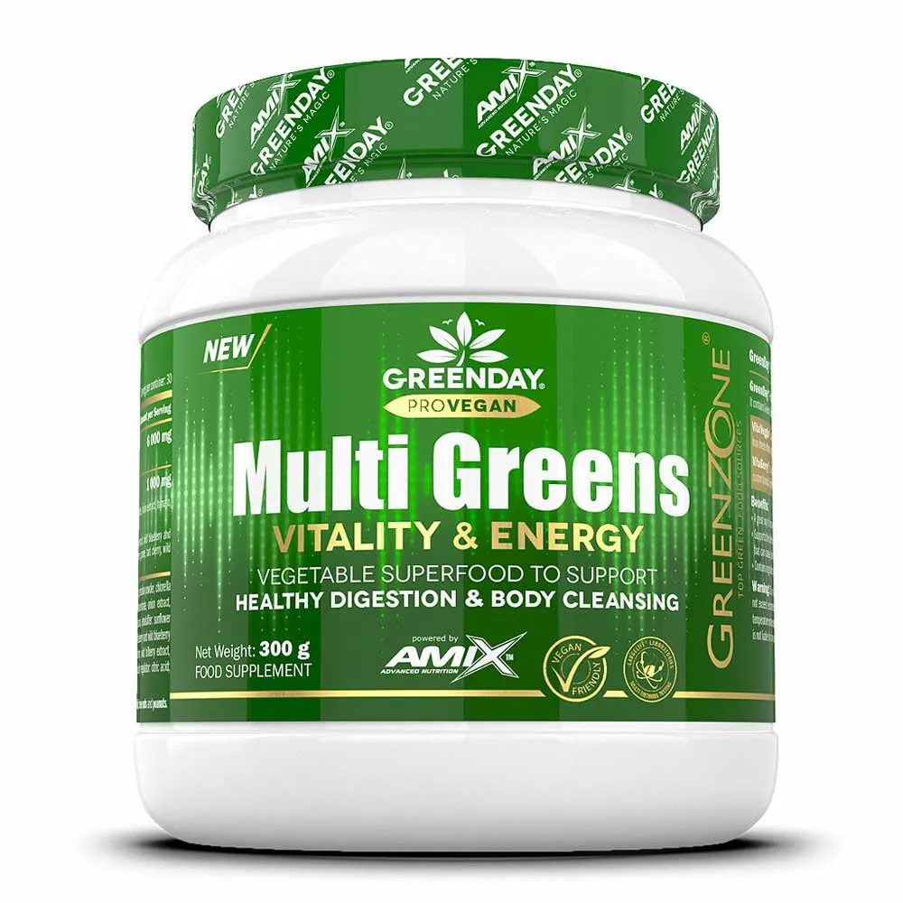 Amix Greenday Provegan Multigreens Tillskott 300g, One size