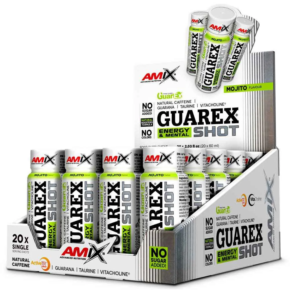 Amix Guarex Mental Energi Mojito 60ml 20 Enheter, One size
