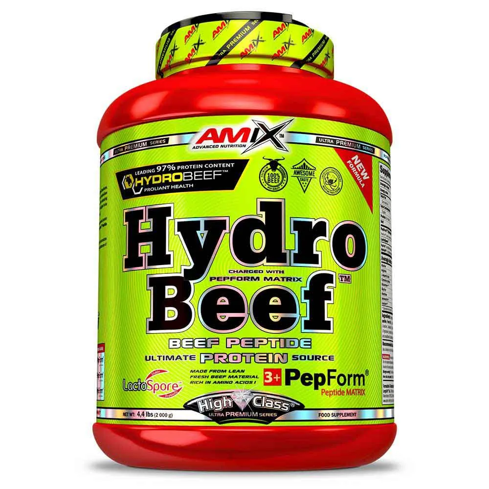 Amix Hydrobeef Protein Dubbel Choklad Och Kokos 2kg, Red, One Size