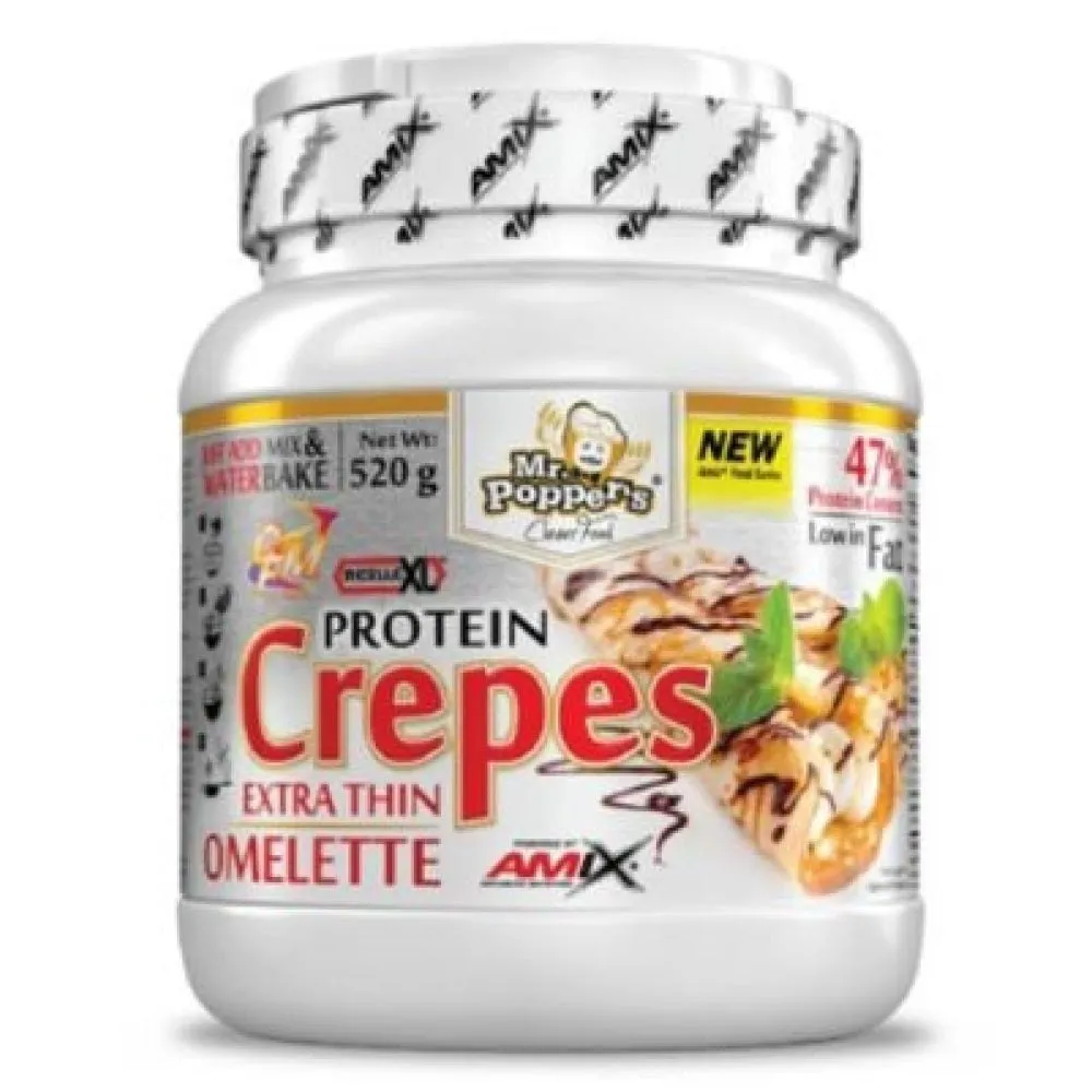 Amix Kräppprotein Choklad 520g, Uncolor, One Size