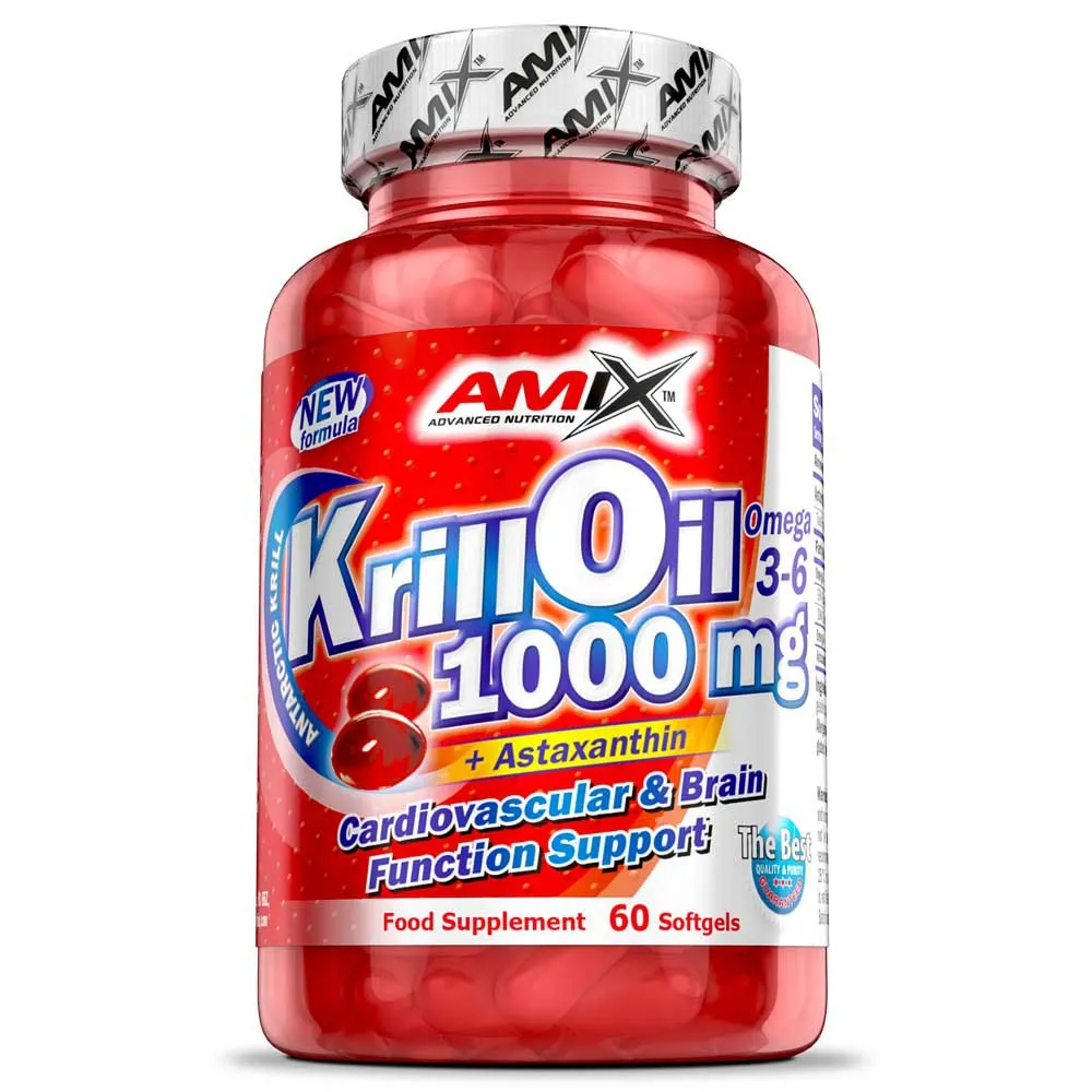 Amix Krill Oil 1000mg Kapslar 60 Enheter, One size Amix Krill Oil 1000mg Kapslar 60 Enheter, One size