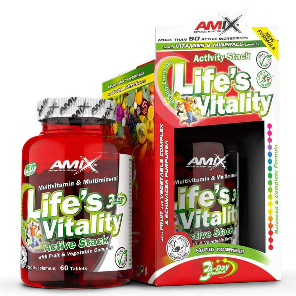Amix Life´s Vitality Tabletter 60 Enheter, One size