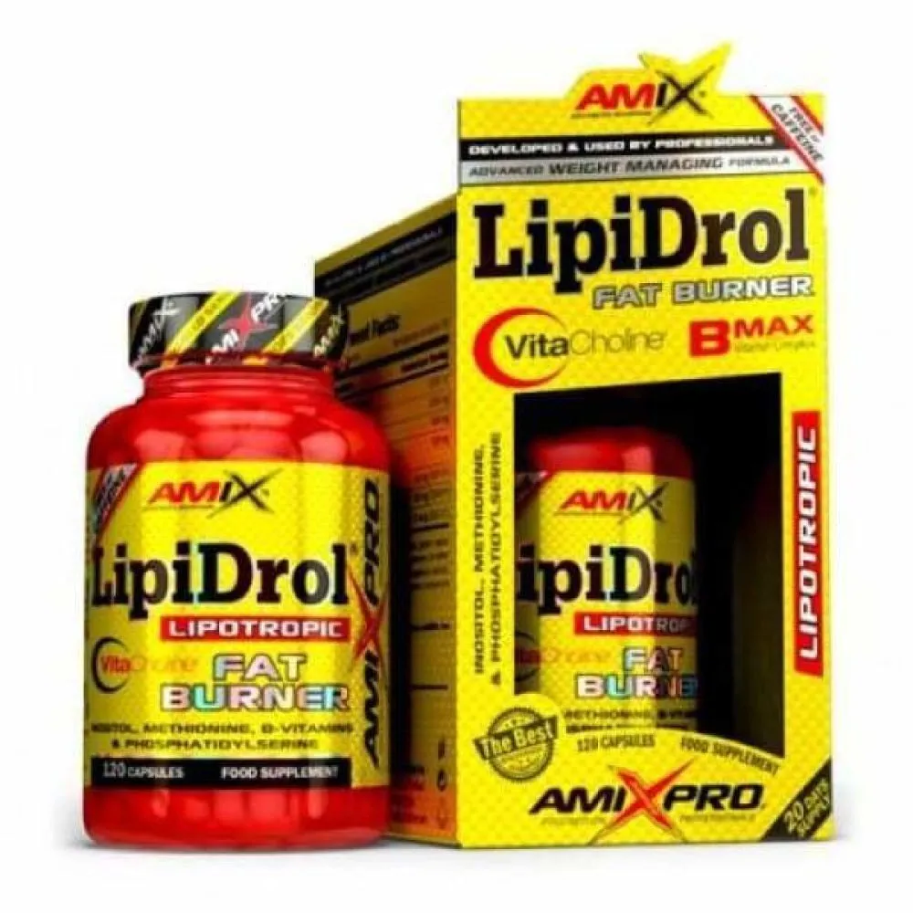 Amix Lipidrol Fettförbrännare 120 Enheter, Uncolor, One Size