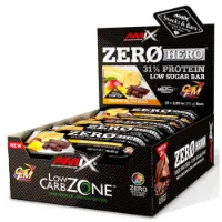Amix Low Carb Zerohero Proteinbarslåda Mango 65g 15 Enheter Amix Low Carb Zerohero Proteinbarslåda Mango 65g 15 Enheter
