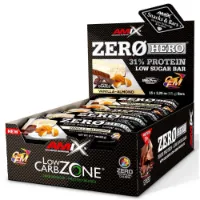 Amix Low Carb Zerohero Proteinbarslåda Vanilj Och Mandel 65g 15 Enheter Amix Low Carb Zerohero Proteinbarslåda Vanilj Och Mandel 65g 15 Enheter