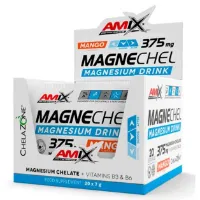Amix Magnechel® Magnesium Chelate 375mg Energidryck Engångsdos Förpackning 20 Enheter