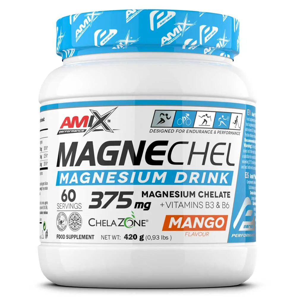 Amix Magnechel Magnesium Chelate Energi Mango 420g, One size