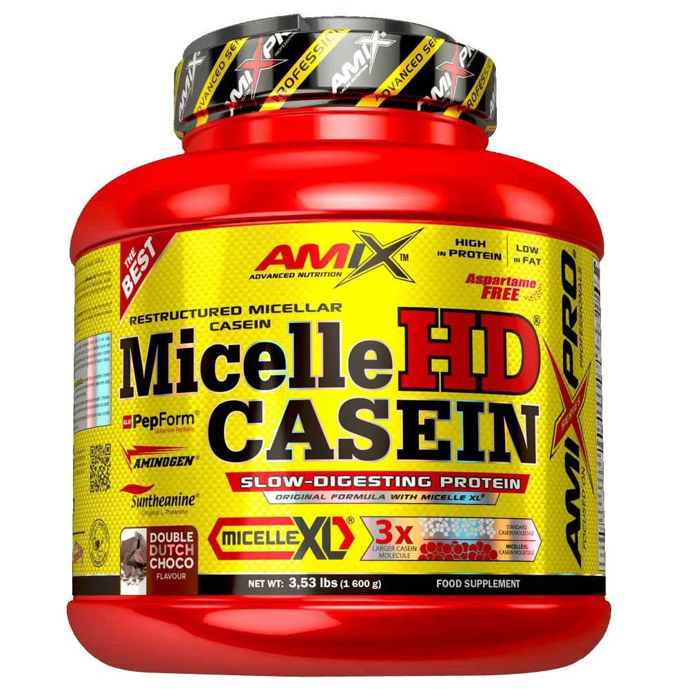 Amix Micellär Hd-kasein Dubbel Choklad 1.6kg, One size