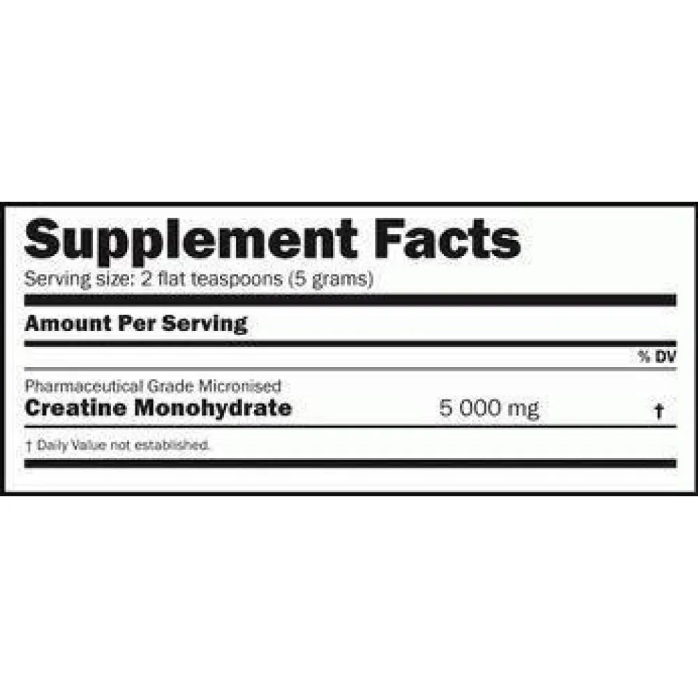 Amix Monahydrate Kreatinpulver Neutral Smak 750g, Uncolor, One Size