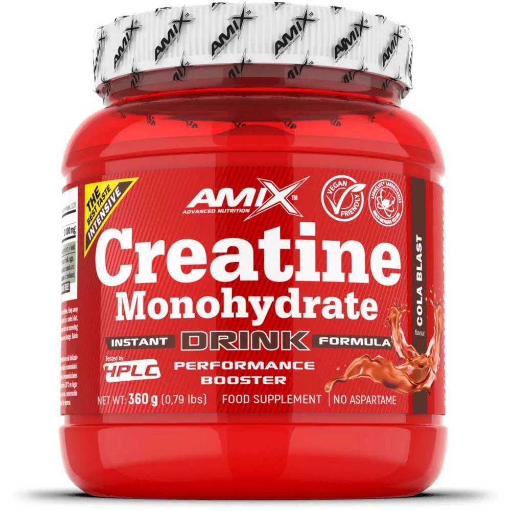 Amix Monohydrate Kreatinpulver Citron & Lime 360g, One size