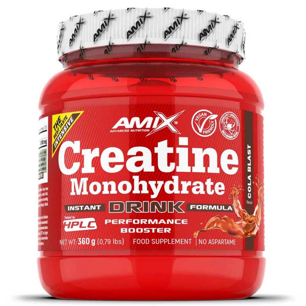 Amix Monohydrate Kreatinpulver Cola 360g, One size