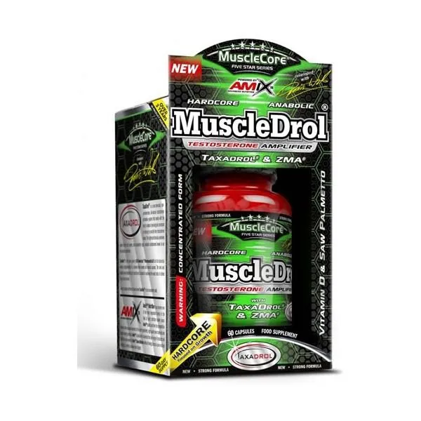 Amix Musclecore Muscledrol Muskelmassa 60 Enheter, White, One Size