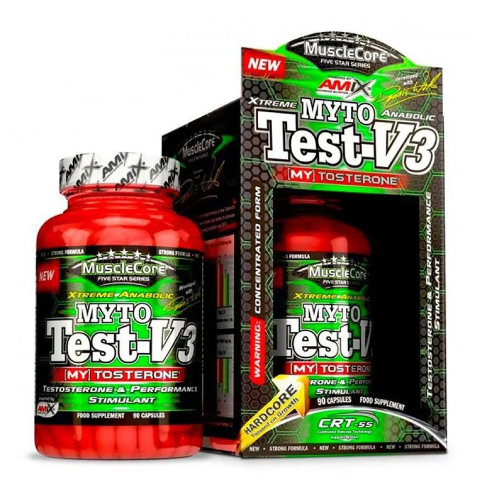 Amix Myto Test-v3v3 Muskelmassa 90 Enheter, Uncolor, One Size