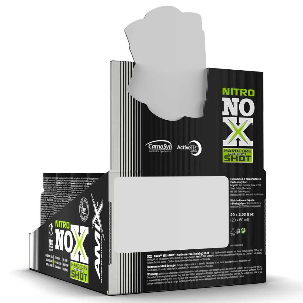 Amix Nitro Nox Shot Volymgivande Vilda Bär 60ml 20 Enheter, One size