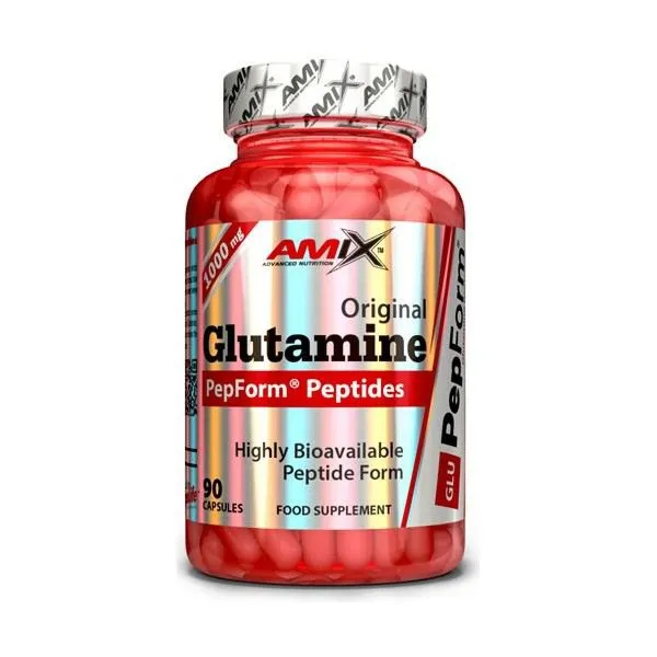 Amix Pepform Glutamina Kapslar 90 Enheter, White, One Size