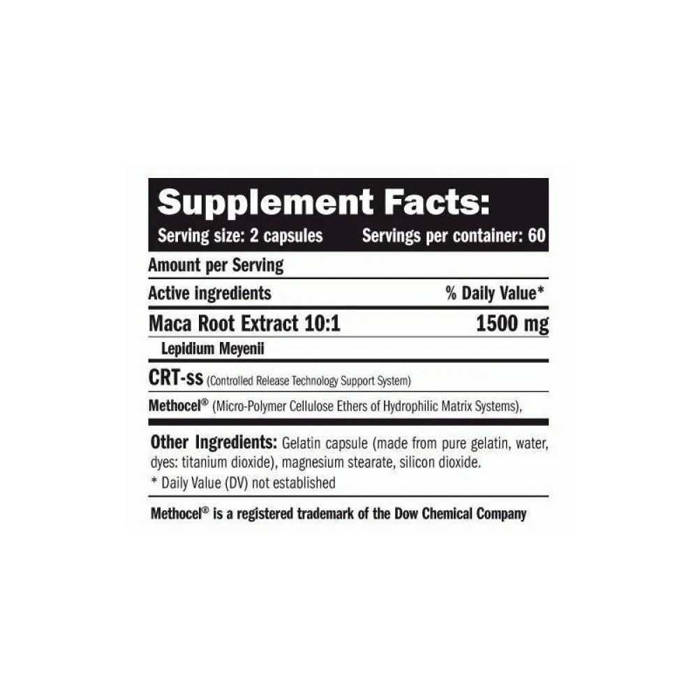 Amix Peruansk Maca 120 Enheter, Uncolor, One Size