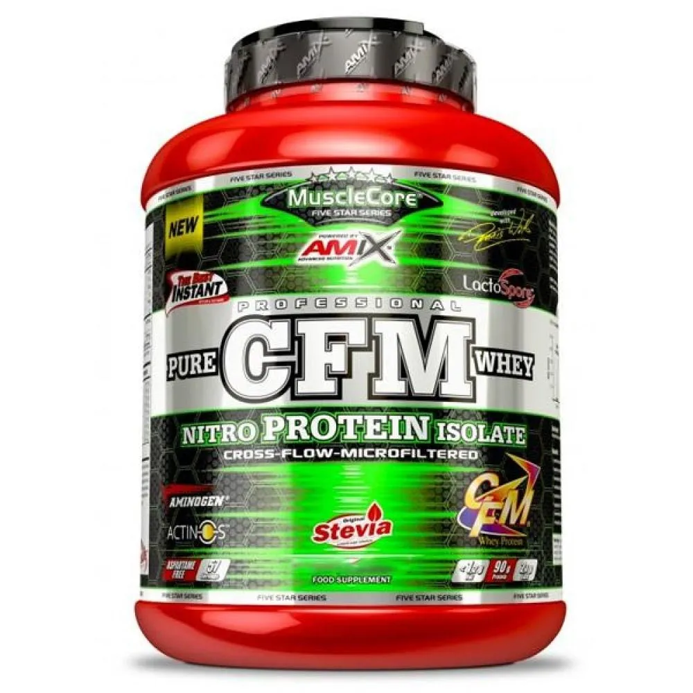 Amix Pure Cfm Whey Nitro Protein Vassleproteinisolat Jordgubbsyoghurt 1kg, Uncolor, One Size
