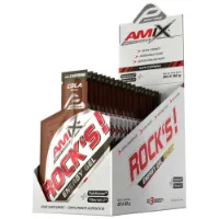 Amix Rock´s Caf Låda Med Energigeler Cola 32g 20 Enheter Amix Rock´s Caf Låda Med Energigeler Cola 32g 20 Enheter