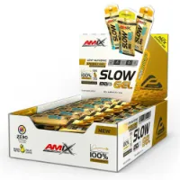 Amix Slow Låda Med Energigeler Mango 45g 40 Enheter Amix Slow Låda Med Energigeler Mango 45g 40 Enheter