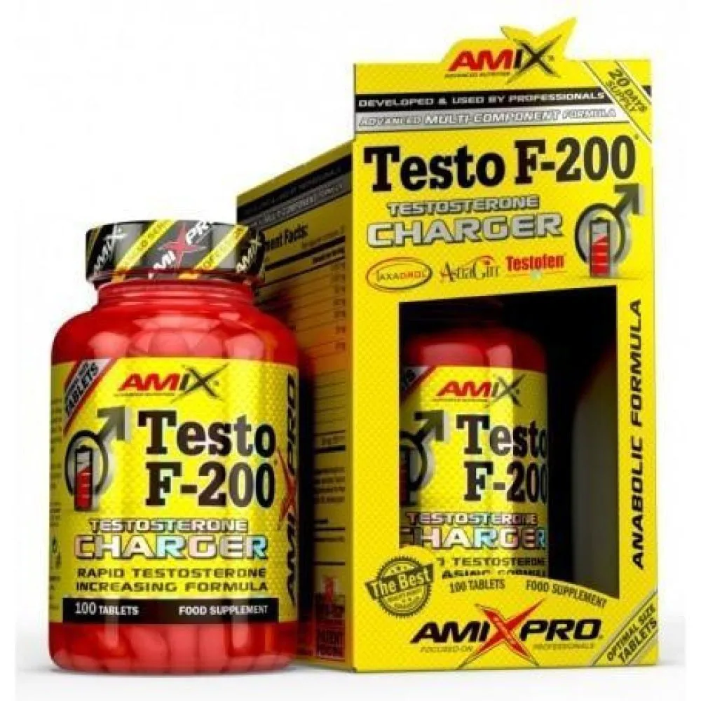 Amix Testo F-200 Muskelmassa 100 Enheter, Uncolor, One Size